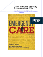 Emergency Care Emt 13th Edition by Daniel Limmer Ebook PDF