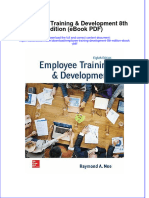 Employee Training Development 8th Edition Ebook PDF