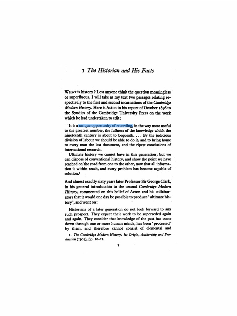 Reading 1 Pdf Historian
