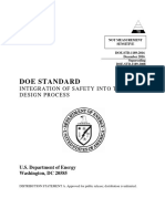 DOE-STD-1189-2016 - Integration of Safety Into The Design Process