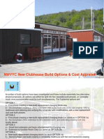 NWVYC New Clubhouse Build Options & Cost Appraisal