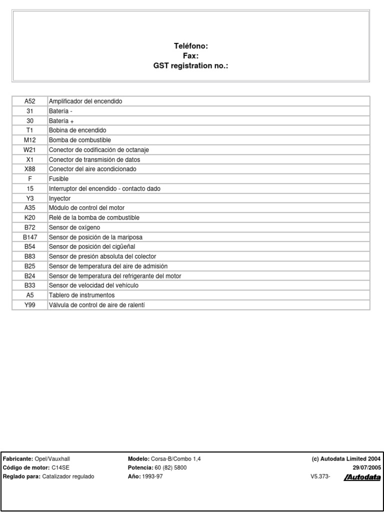 Gm corsa chevy 1 4 97 pdf bienes manufacturados tecnolog a de
