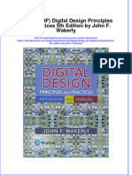 Ebook PDF Digital Design Principles and Practices 5th Edition by John F Wakerly PDF