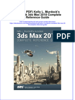 FULL Download Ebook PDF Kelly L Murdocks Autodesk 3ds Max 2018 Complete Reference Guide PDF Ebook