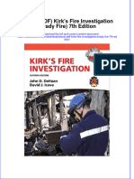 FULL Download Ebook PDF Kirks Fire Investigation Brady Fire 7th Edition PDF Ebook