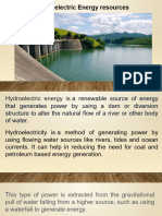 Hydroelectric Energy Presentation