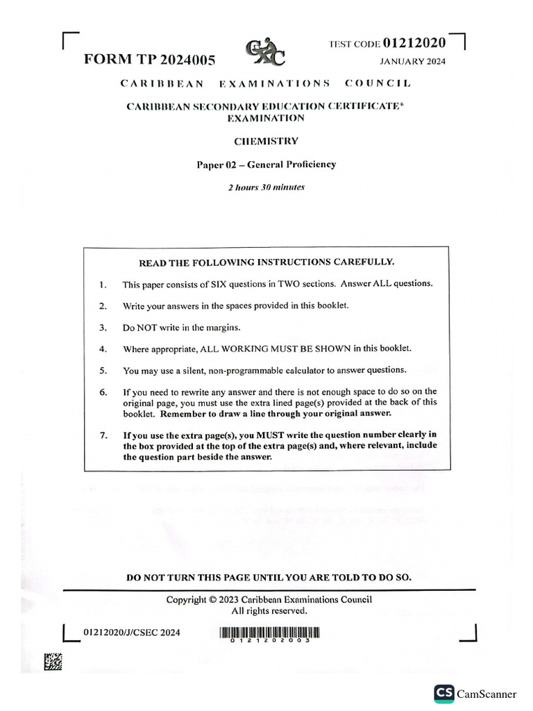 Chem Csec Jan 2024 PDF