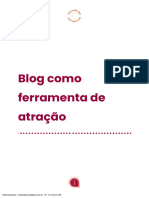 Blog Como Ferramenta de Atração