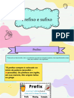 Prefixo e Sufixo em Inglês