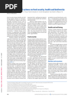 Impacts of Tropical Cyclones On Food Security, Health and Biodiversity.