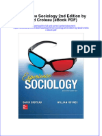 Experience Sociology 2nd Edition by David Croteau Ebook PDF