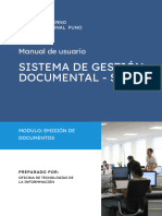 Manual de Emision de Documentos (SGD)