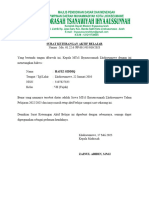 SURAT AKTIF BELAJAR Mts