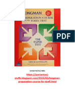 Longman Preparation Course For The TOEFL Test - The Paper Test (With CD-ROM and Audios)