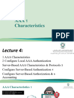 AAA Characteristics