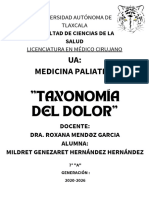 Taxonomía Del Dolor