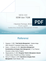 Sesi XIII - SDM Dan TQM