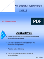 Effective Communication Skills: by Sidhant & Group