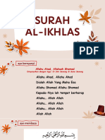 4) Surah Al-Ikhlas