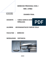 Derecho Procesal Civil I 2023