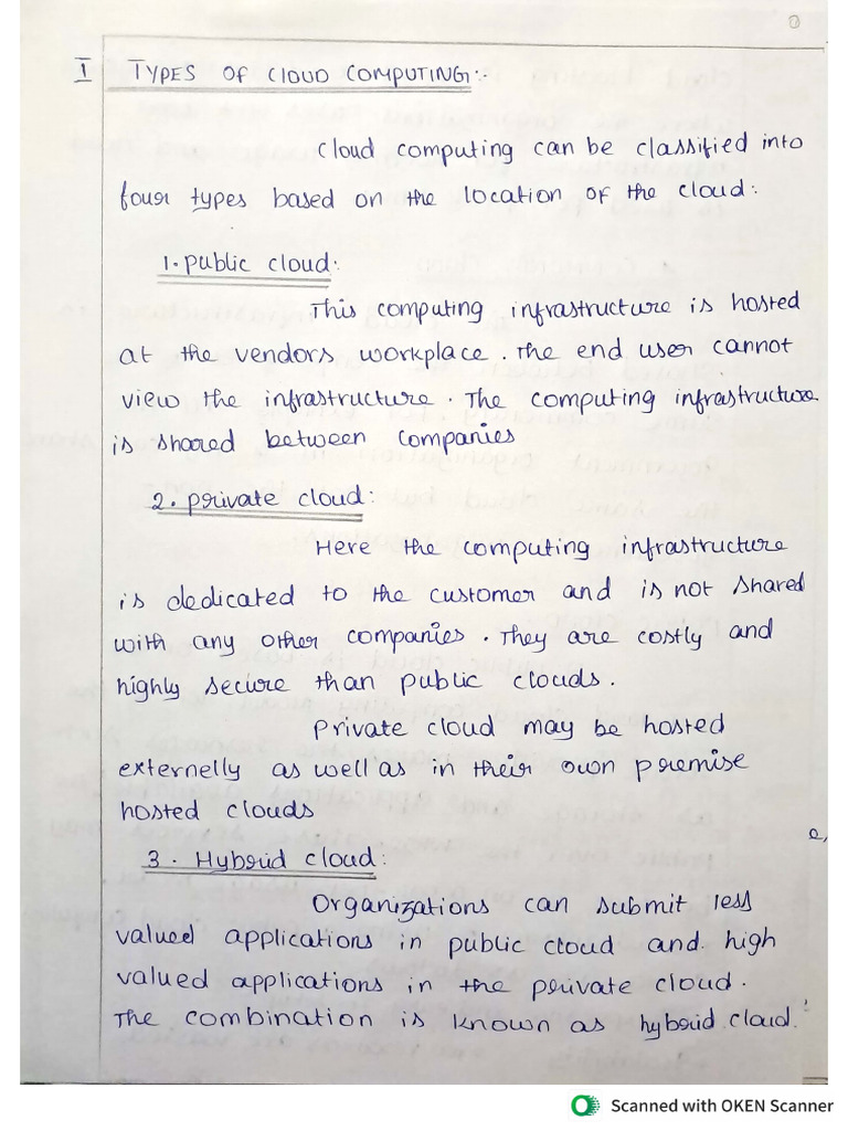 Cloud Computing 1 | PDF