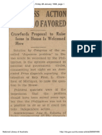 P. 1. Congress Action On Davao Favored