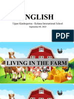 English - Living in The Farm