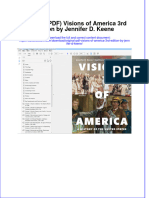Original PDF Visions of America 3rd Edition by Jennifer D Keene PDF