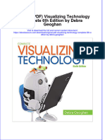 Original PDF Visualizing Technology Complete 6th Edition by Debra Geoghan PDF