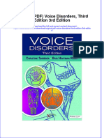 Download Original PDF Voice Disorders Third Edition 3rd Edition pdf