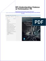 Original PDF Understanding Violence and Victimization 7th PDF