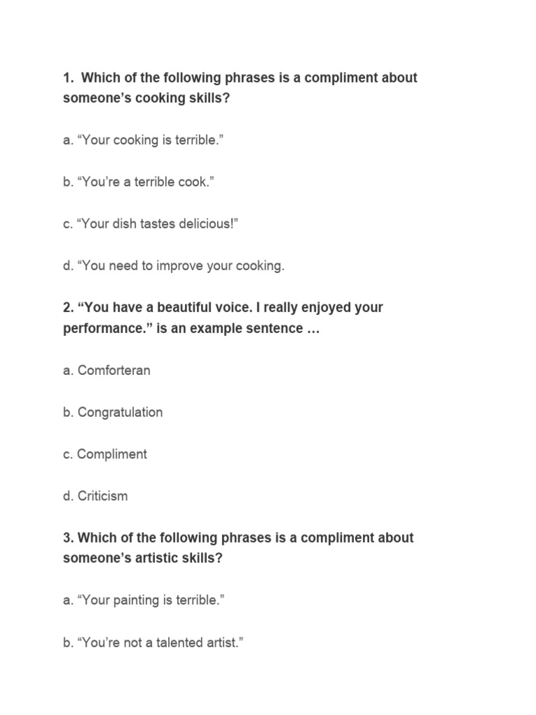 Compliment | PDF | Art