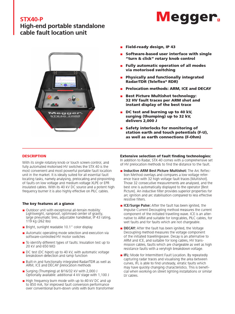 STX40 DS en | PDF | Electricity | Electrical Engineering