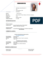 Curriculum Vitae de Mi Abuela