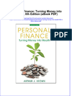 Personal Finance Turning Money Into Wealth 6th Edition Ebook PDF