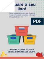 Separação Do Lixo Reciclagem Cartaz