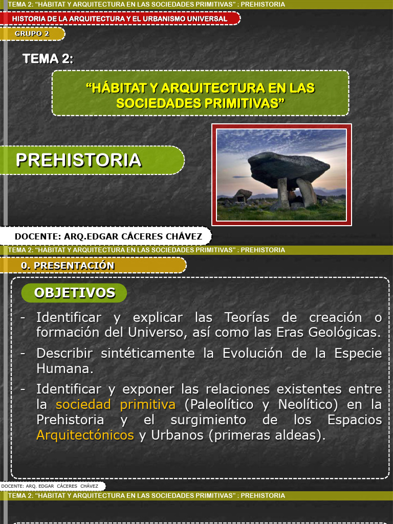 Tema 02 Prehistoria Pdf Homo Paleolítico