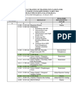 Jadwal Siang Kegiatan Training of Trainer Bimtek PPK Dan PPS 24 Jan 2024