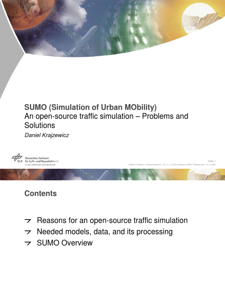 Urban Mobility | PDF | Traffic | Simulation