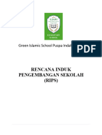 Rencana Induk Pengembangan Sekolah (RIPS) : Green Islamic School Puspa Indah (GISPI)