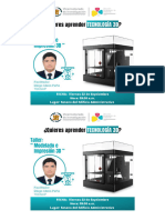 Taller de Impresión 3D en La UNCP