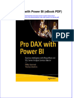 Pro Dax With Power Bi Ebook PDF
