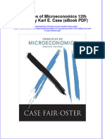 Principles of Microeconomics 12th Edition by Karl e Case Ebook PDF