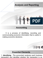 Financial Analysis and Reporting