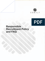 WINTAI-Responsible Recruitment Policy Cobalt - 12MAR2020 Final
