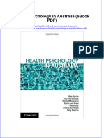 Health Psychology in Australia Ebook PDF