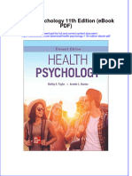 Health Psychology 11th Edition Ebook PDF