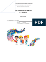 Evaluacion Tercer Grado - Diagnostica