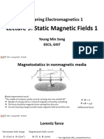 EC2105 - Lecture - 9 Magnetic Field 1