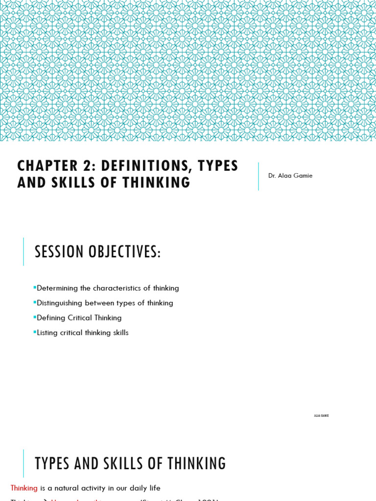 Chapter 2 Critical Thinking | PDF | Critical Thinking | Thought